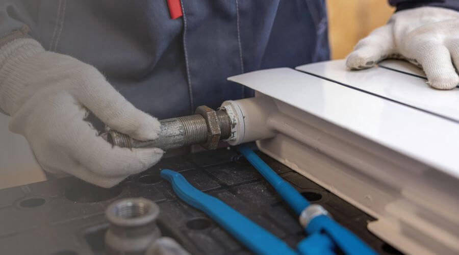 Professional water heater repair services in Rosalia, KS